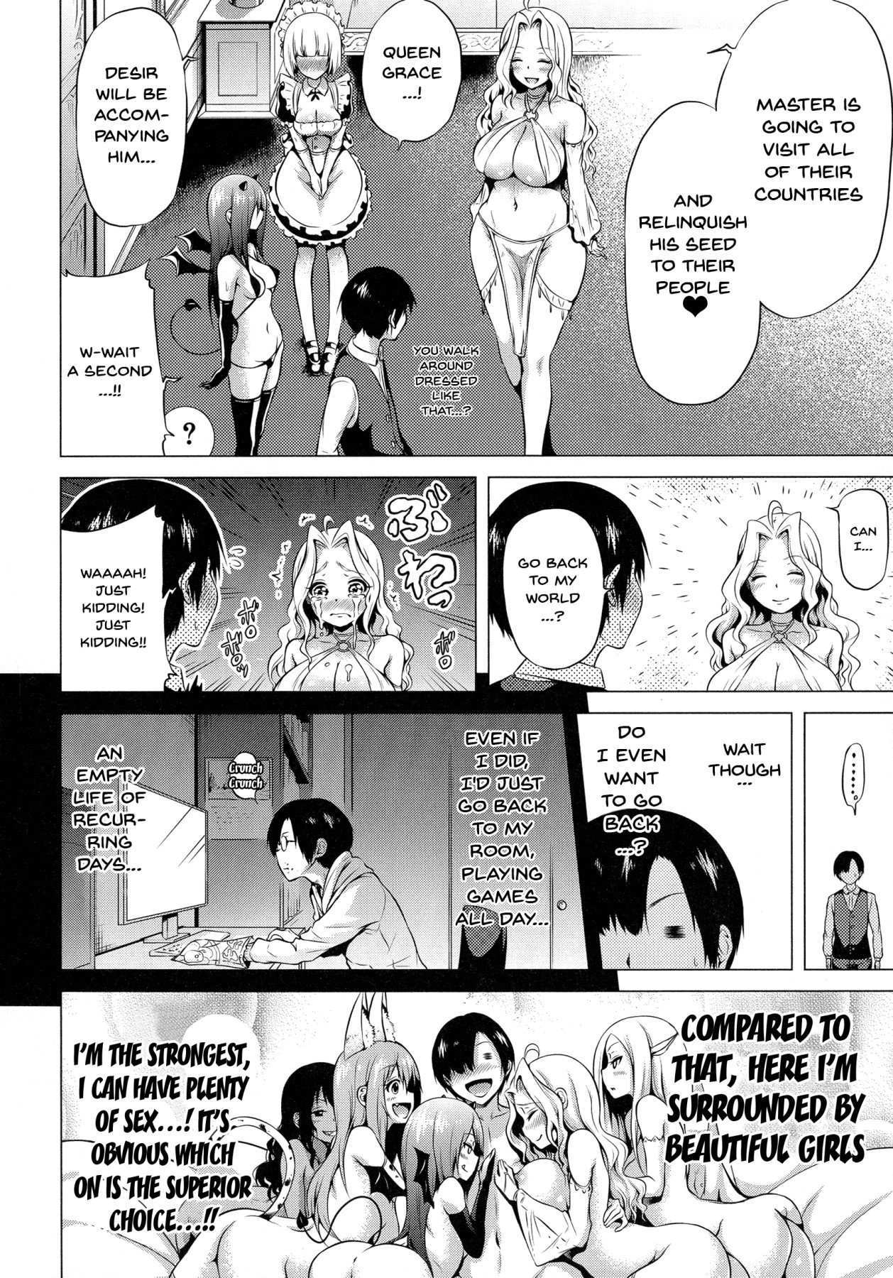 Hentai Manga Comic-Otherworld Harem Paradise First Part-Chapter 3-51
